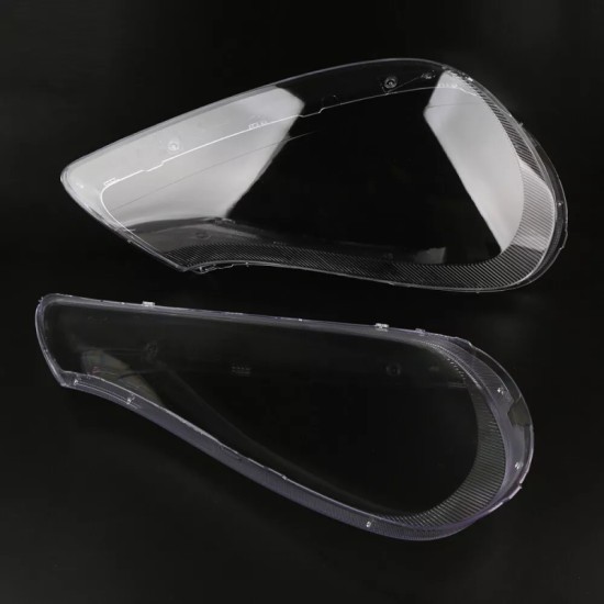 Κρύσταλλα Φαναριών Για Porsche Cayenne 1 957 Facelift 07-10 Clear 2 Τεμάχια
