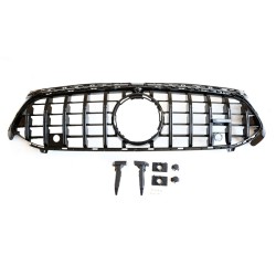 Μάσκα Για Mercedes-Benz A-Class W177 Facelift 23+ GT Amg Panamericana Look Μαύρο Γυαλιστερό 1 Τεμάχιο