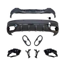 Diffuser Πίσω Προφυλακτήρα Για Mercedes-Benz GLB (X247) 2019+ Amg GLB45 Look Για Amg Line Προφυλακτήρες Piano Black Diffuser Πίσω Προφυλακτήρα Για Mercedes-Benz GLB (X247) 2019+ Amg GLB45 Look Για Amg Line Προφυλακτήρες Piano Black