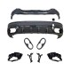 Diffuser Πίσω Προφυλακτήρα Για Mercedes-Benz GLB (X247) 2019+ Amg GLB45 Look Για Amg Line Προφυλακτήρες Piano Black