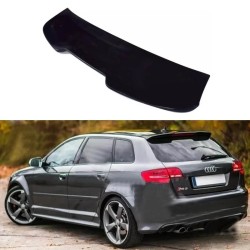 Αεροτομή Οροφής Για Audi A3 8P Sportsback 5D 03-11 RS3 Look Γυαλιστερή Μαύρη Από Abs Πλαστικό