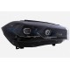 Μπροστινά Φανάρια Set Για Bmw X5 F15 (2013-2018) / X6 F16 (2014-2019) Conversion to G05 / G06 Look Μαύρα Carner