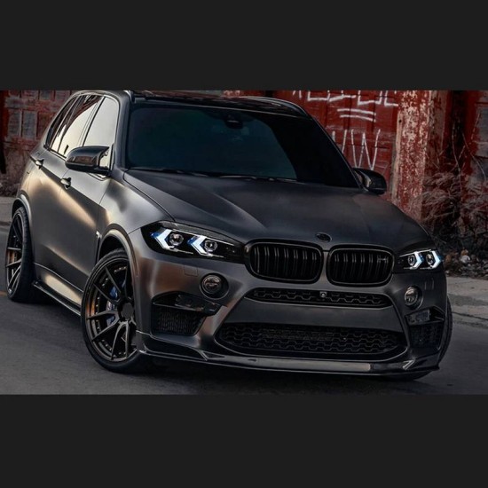 Μπροστινά Φανάρια Set Για Bmw X5 F15 (2013-2018) / X6 F16 (2014-2019) Conversion to G05 / G06 Look Μαύρα Carner