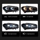 Μπροστινά Φανάρια Set Για Bmw X5 F15 (2013-2018) / X6 F16 (2014-2019) Conversion to G05 / G06 Look Μαύρα Carner