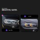 Μπροστινά Φανάρια Set Για Bmw X5 F15 (2013-2018) / X6 F16 (2014-2019) Conversion to G05 / G06 Look Μαύρα Carner