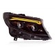 Μπροστινά Φανάρια Set Για Mercedes-Benz Vito W447 14-24 W448 2025 Look DRL Led Tube Μαύρα Carner Μπροστινά Φανάρια Set Για Mercedes-Benz Vito W447 14-24 W448 2025 Look DRL Led Tube Μαύρα Carner
