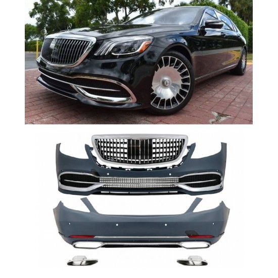 Body Kit Για Mercedes-Benz S-Class W222 13-17 Facelift 17-20 Maybach Look Body Kit Για Mercedes-Benz S-Class W222 13-17 Facelift 17-20 Maybach Look