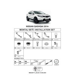 Βάσεις Πλαινών Σκαλοπατιών (Dma) Για Nissan Qashqai 2014-2021 Suv J11