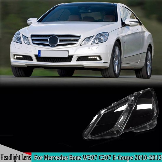 Κρύσταλλο Φαναριού Αριστερό Για Mercedes-Benz E-Class Coupe C207 / A207 / W207 Pre-Facelift 09-13 1 Τεμάχιο