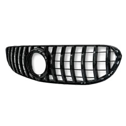 Μάσκα Για Mercedes-Benz GLC-Class X253 19+ Facelift Standard Προφυλακτήρα GT Panamericana Design Γυαλιστερή Μαύρη