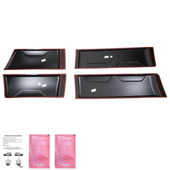 Τριμ Πόρτας Φουσκώματα Για Mercedes-Benz X-Class W470 2017+ Σετ 4 Τεμαχίων