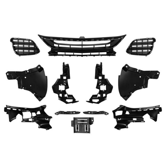 Μπροστινός Προφυλακτήρας Για Mercedes-Benz E-Class W213 / S213 16-19 Pre-Facelift Amg 63s Look Black Edition