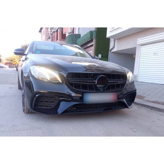 Μπροστινός Προφυλακτήρας Για Mercedes-Benz E-Class W213 / S213 16-19 Pre-Facelift Amg 63s Look Black Edition