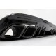 Diffuser Πίσω Προφυλακτήρα Για Mercedes-Benz C-Class W205 14-20 Sedan Amg 63 Look Με Μαύρες Μπούκες
