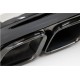 Diffuser Πίσω Προφυλακτήρα Για Mercedes-Benz C-Class W205 14-20 Sedan Amg 63 Look Με Μαύρες Μπούκες