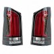 Πισινά Φανάρια Set Για Mercedes-Benz Vito W447 14+ Look W448 Full Led Bar & Led Signal Dynamic Μαύρο/Crystal Carner