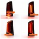 Πισινά Φανάρια Set Για Mercedes-Benz Vito W447 14+ Look W448 Full Led Bar & Led Signal Dynamic Μαύρο/Crystal Carner