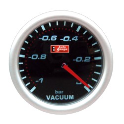 Όργανο Υποπίεσης Αέρα Vacuum Auto Gauge Μαύρο 52mm Όργανο Υποπίεσης Αέρα Vacuum Auto Gauge Μαύρο 52mm