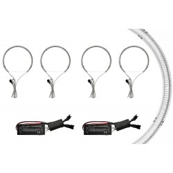 Angel Eyes CCFL Kit Για Bmw 3 E46 99-05 Xenon / E36 / E38 / E39 4x131mm Λευκά 6 Τεμάχια Angel Eyes CCFL Kit Για Bmw 3 E46 99-05 Xenon / E36 / E38 / E39 4x131mm Λευκά 6 Τεμάχια