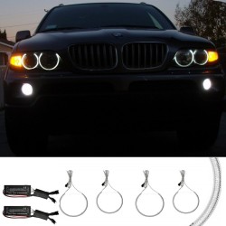 Angel Eyes CCFL Kit Για Bmw X5 E53 99-06 2x127mm & 2x158mm Λευκά 6 Τεμάχια Angel Eyes CCFL Kit Για Bmw X5 E53 99-06 2x127mm & 2x158mm Λευκά 6 Τεμάχια