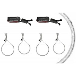 Angel Eyes CCFL Kit Για Bmw X5 E53 99-06 2x127mm & 2x158mm Λευκά 6 Τεμάχια Angel Eyes CCFL Kit Για Bmw X5 E53 99-06 2x127mm & 2x158mm Λευκά 6 Τεμάχια