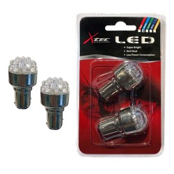 Λάμπες Led 1157 / BAY15D / S25 P21/5W 12V Double White 6000k X-Tec 2 Pieces Λάμπες Led 1157 / BAY15D / S25 P21/5W 12V Double White 6000k X-Tec 2 Pieces