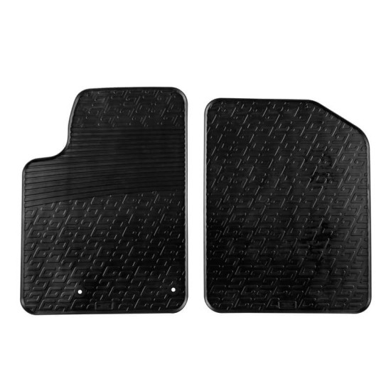 Πατάκια Αυτοκινήτου Gledring 0116 Citroen Berlingo 2002-2007 / Peugeot 2002-2007 Μαύρο 2 Τεμάχια