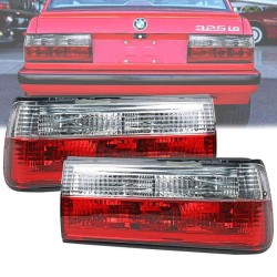 Πισινά Φανάρια Set Για Bmw 3 E30 M40 87-90 Κόκκινο/Crystal Reliable Auto Parts