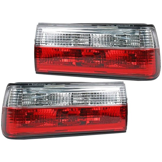 Πισινά Φανάρια Set Για Bmw 3 E30 M40 87-90 Κόκκινο/Crystal Reliable Auto Parts