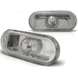 Πλαϊνά Φλας Φτερού Για VW Golf / Polo / Bora / Passat / Vento / Seat Ibiza / Cordoba Chrome 2 Τεμάχια