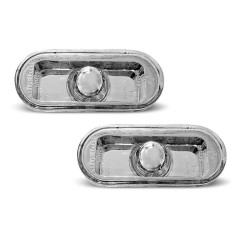 Πλαϊνά Φλας Φτερού Για VW Golf / Polo / Bora / Passat / Vento / Seat Ibiza / Cordoba Chrome 2 Τεμάχια Πλαϊνά Φλας Φτερού Για VW Golf / Polo / Bora / Passat / Vento / Seat Ibiza / Cordoba Chrome 2 Τεμάχια