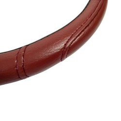 Κάλυμμα Τιμονιού Αυτοκινήτου Δερματίνη Με Γαζιά Κόκκινο Small 36cm Κάλυμμα Τιμονιού Αυτοκινήτου Δερματίνη Με Γαζιά Κόκκινο Small 36cm