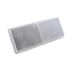 Αντανακλαστικό Αυτοκόλλητο 105mm x 55mm Proplast Λευκό 26104103 1 Τεμάχιο