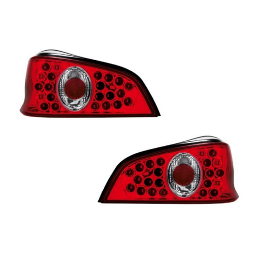Πισινά Φανάρια Set Για Peugeot 106 96-99 Led Κόκκινο/Crystal LH Group