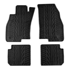 Πατάκια Αυτοκινήτου Gledring 0343 Alfa Romeo Mito 3 Πόρτες 2008-2018 Μαύρο 4 Τεμάχια