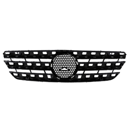 Μάσκα Για Mercedes-Benz ML-Class W163 98-05 Look W164 Amg Ασημί/Χρώμιο 1 Τεμάχιο