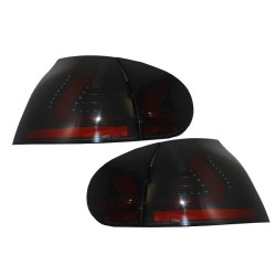 Πισινά Φανάρια Set Για Vw Golf V (5) 03-08 Led Bar CarDNA Μαύρα/Φιμέ LH Group