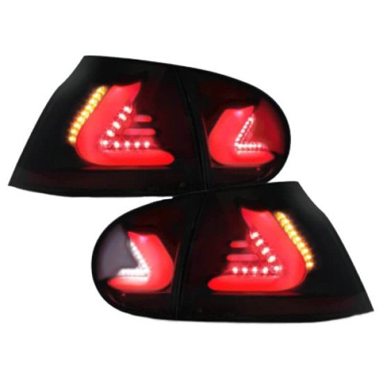 Πισινά Φανάρια Set Για Vw Golf V (5) 03-08 Led Bar CarDNA Μαύρα/Φιμέ LH Group