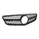 Μάσκα Για Mercedes-Benz C-Class W204 07-14 Amg C63 Look Με Μονή Γρίλια Μαύρη Γυαλιστερή 1 Τεμάχιο