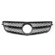Μάσκα Για Mercedes-Benz C-Class W204 07-14 Amg C63 Look Με Μονή Γρίλια Μαύρη Γυαλιστερή 1 Τεμάχιο