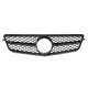 Μάσκα Για Mercedes-Benz C-Class W204 07-14 Amg C63 Look Με Μονή Γρίλια Μαύρη Γυαλιστερή 1 Τεμάχιο