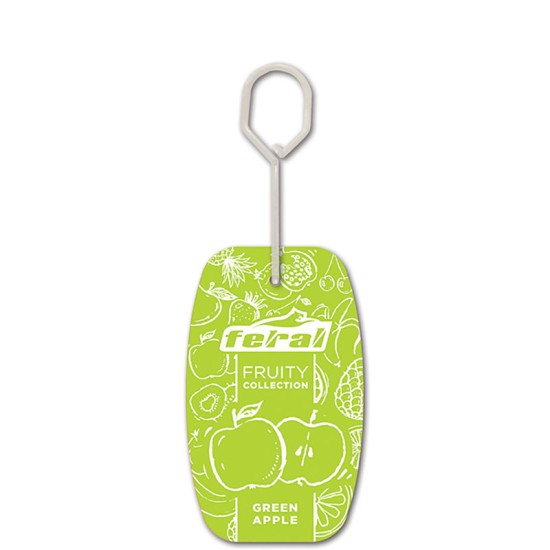 Αρωματικό Αυτοκινήτου Κρεμαστό Feral Fruity Collection Πράσινο Μήλο