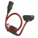 Μπροστινά Φανάρια Set Για Ford Fiesta 02-05 Angel Eyes & Led Μαύρα H1/H1 Manual Sonar