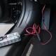 Μπροστινά Φανάρια Set Για Ford Fiesta 02-05 Angel Eyes & Led Μαύρα H1/H1 Manual Sonar