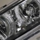 Μπροστινά Φανάρια Set Για Seat Leon / Toledo 1M 99-05  Angel Eyes Μαύρα H7/H7 Depo