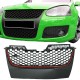 Μάσκα Για Vw Golf V (5) 03-08 / Jetta 05-11 GTI Look Χωρίς Σήμα Κυψελωτή Με Κόκκινο Σιρίτι 1 Τεμάχιο