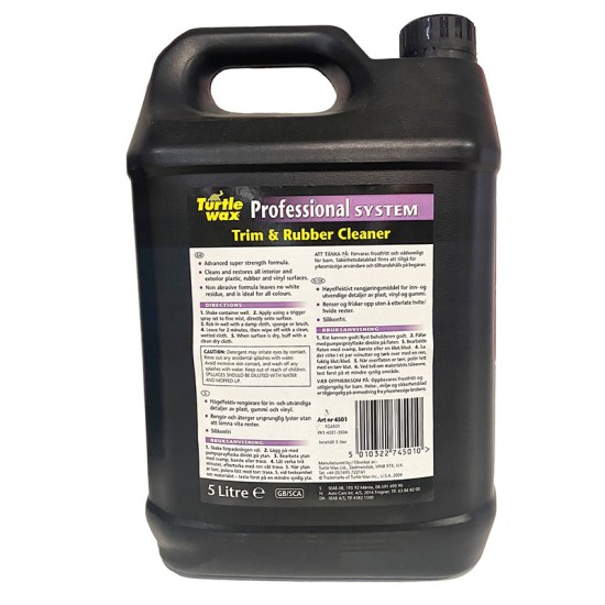 Trim & Rubber Cleaner Turtle Wax 5 Lt FG 4501