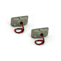 Πλαϊνά Φλας Φτερού Για VW Golf 3 91-95 / Vento 91-95 / Seat Ibiza / Cordoba 6k 93-96 Led Χρώμιο 2 Τεμάχια