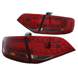 Πισινά Φανάρια Set Για Audi A4 B8 07-11 Sedan Led Κόκκινο/Smoke Depo Πισινά Φανάρια Set Για Audi A4 B8 07-11 Sedan Led Κόκκινο/Smoke Depo