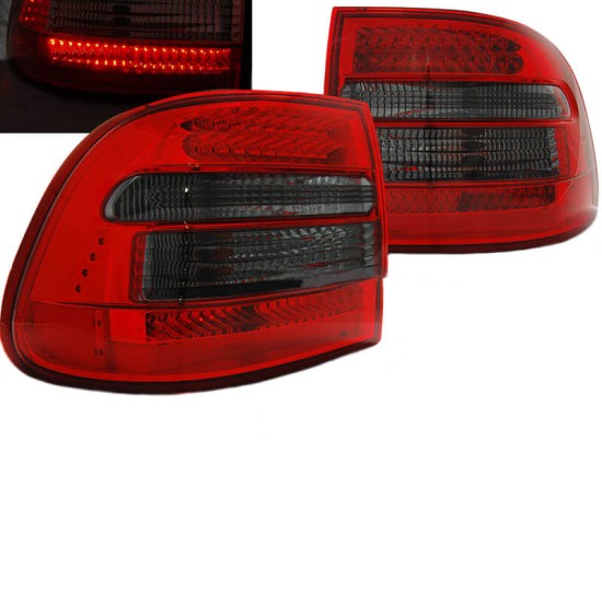 Πισινά Φανάρια Set Για Porsche Cayenne 02-06 Led Κόκκινο/Φιμέ Eagle Eyes